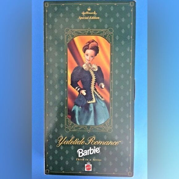 1996 Hallmark BARBIE YULETIDE ROMANCE BOXED Mint #3 In Holiday Traditions Series - Picture 6 of 7